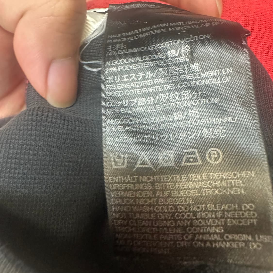 Y-3 빅로고 블랙블루종 S 상품이미지5