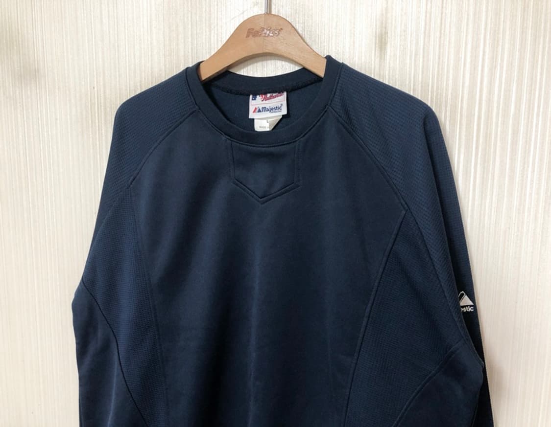 MLB 마제스틱 어센틱 플리스풀오버 L(네이비) 상품이미지6