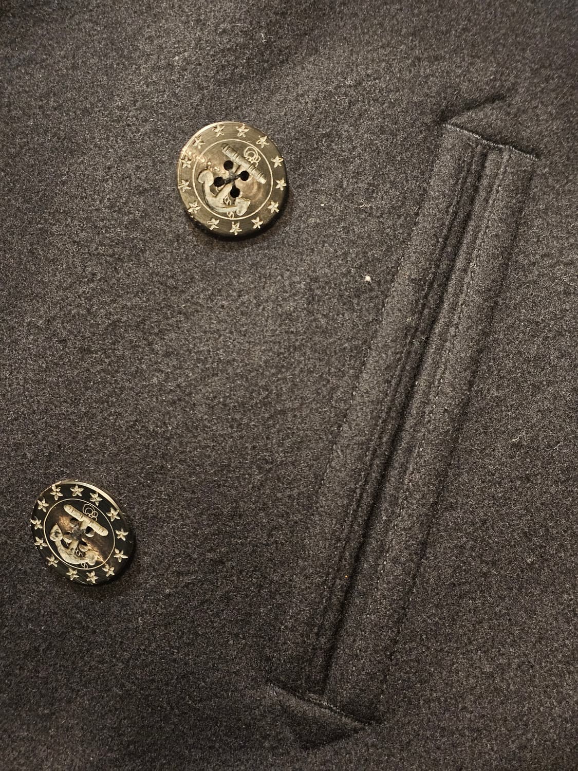 더블 RL(RRL) 피코트 / S 사이즈 / 네이비 / 해군 버튼 상품이미지5