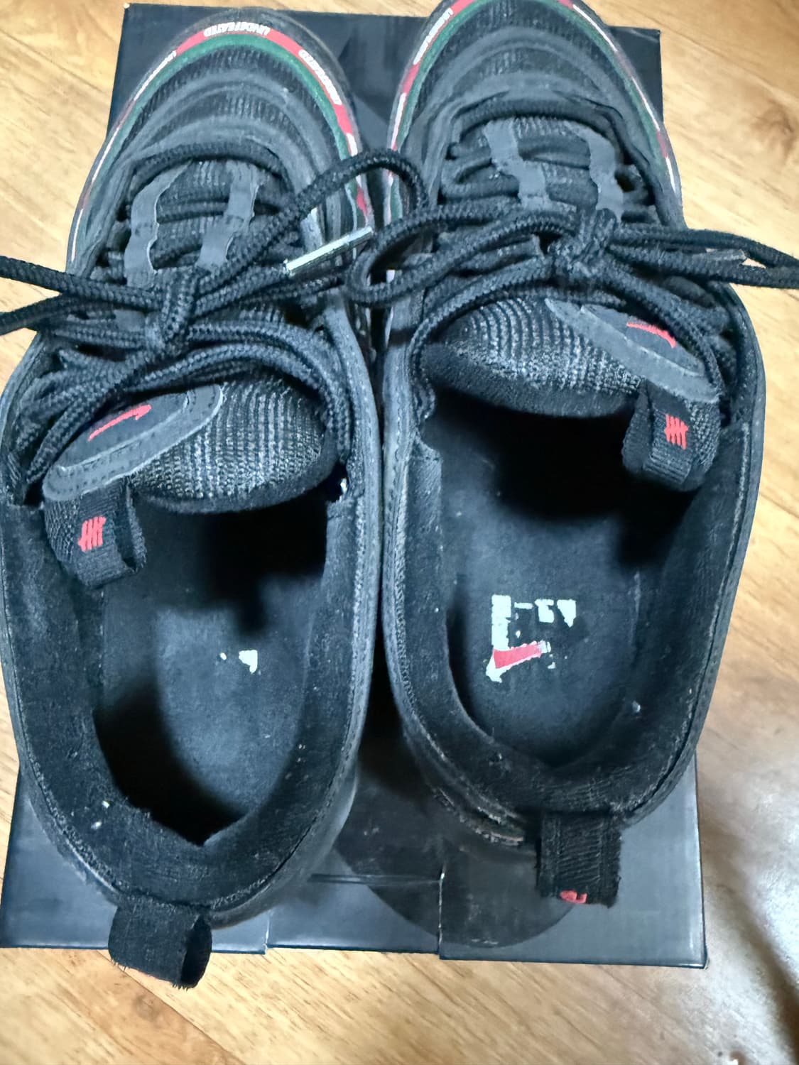 [250] 나이키 x 언디핏 에어맥스97 블랙 상품이미지5