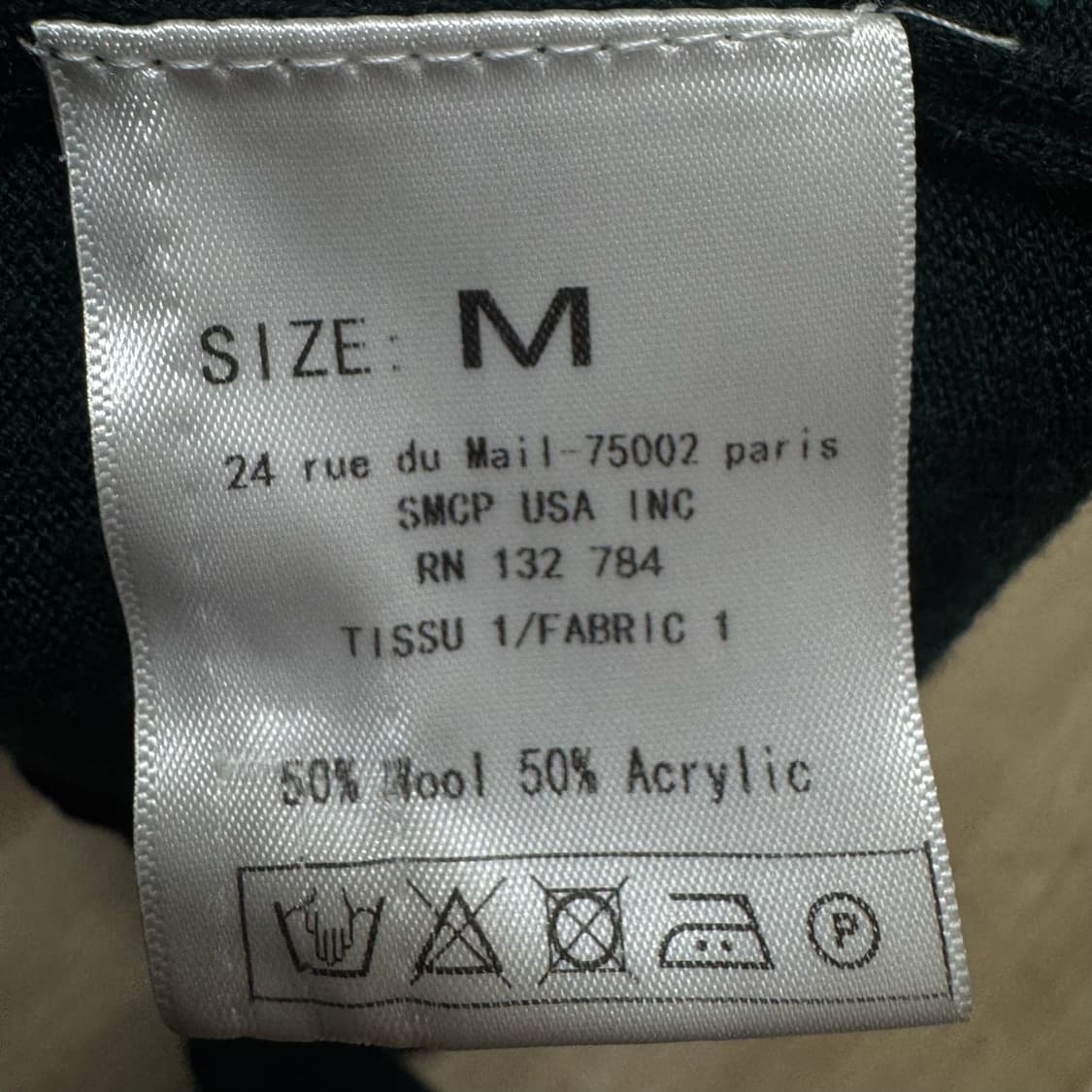 메종키츠네 폭스헤드 라운드 니트 가디건 M/95  상품이미지5