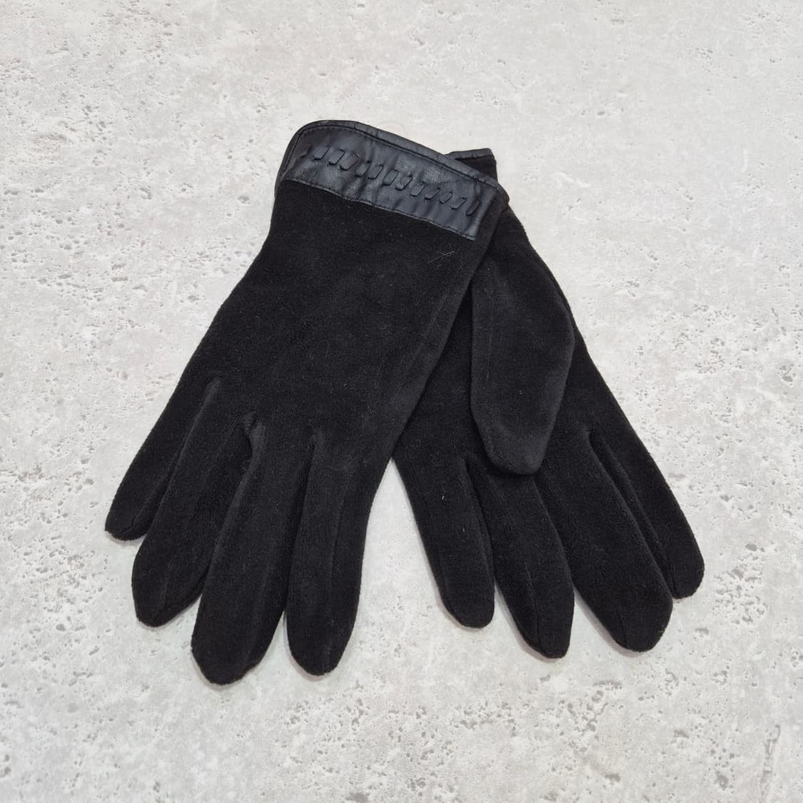 일본제 클래식 심플 블랙 여성 겨울장갑 상품이미지2