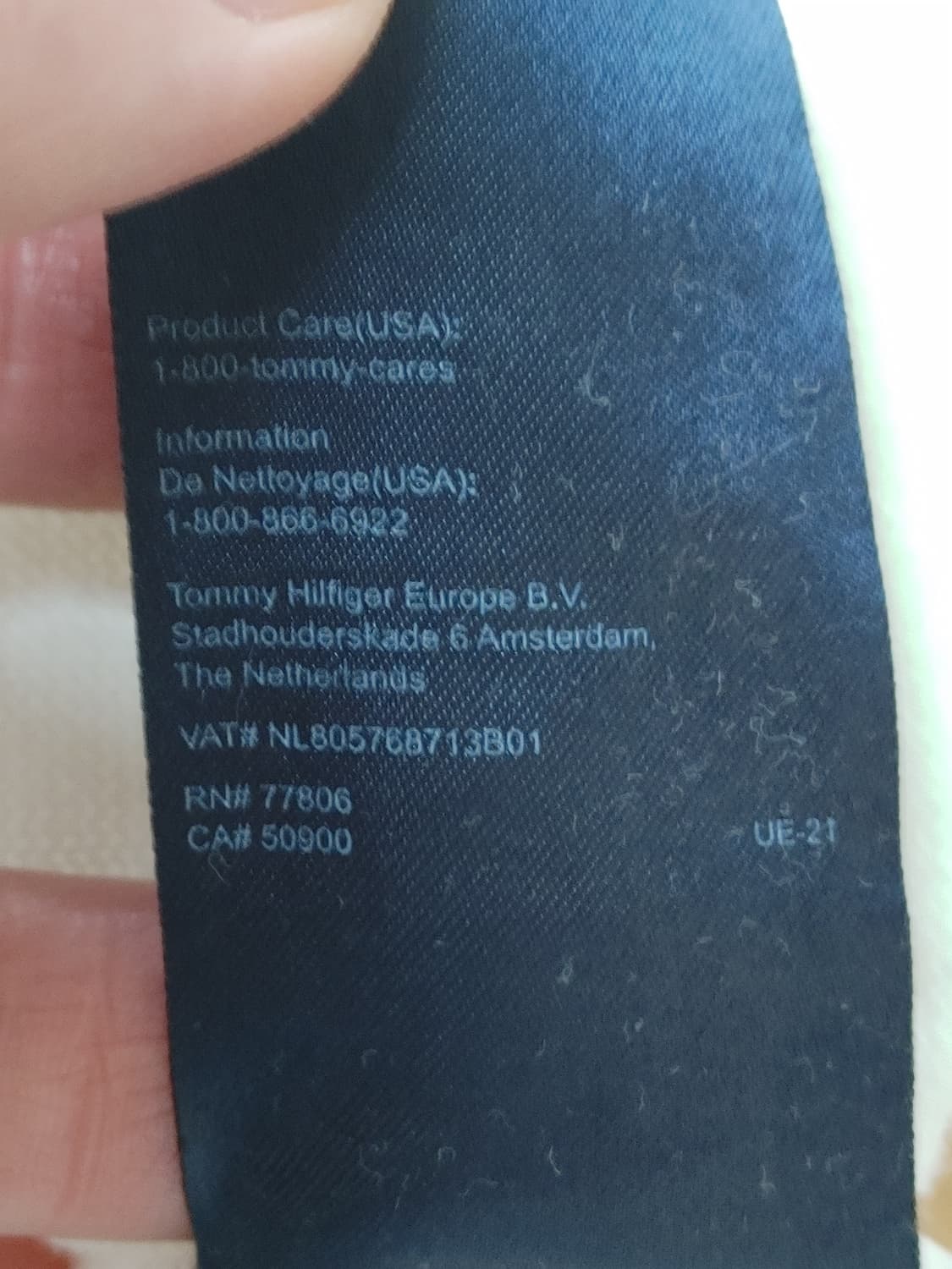 TOMMY HILFIGER 타미 힐피거 투컬러라인 면니트라운드티
 상품이미지8