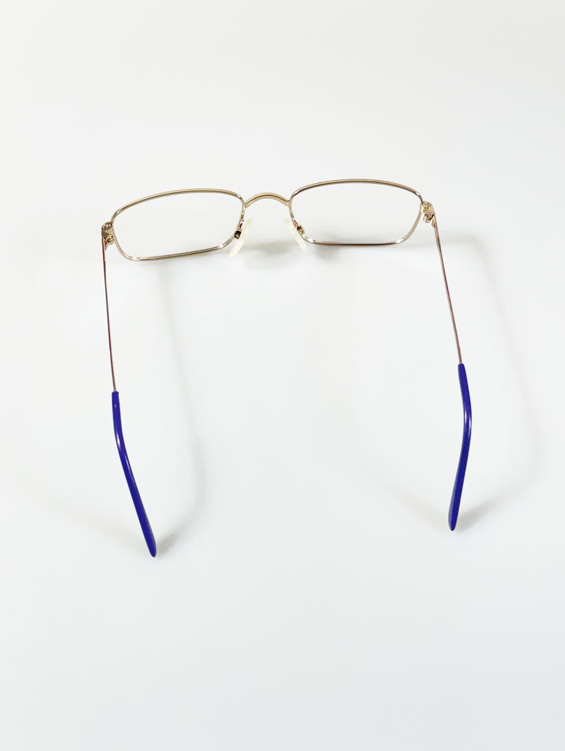 90s 멀티컬러 슬림 스퀘어 프레임 빈티지 안경 상품이미지5