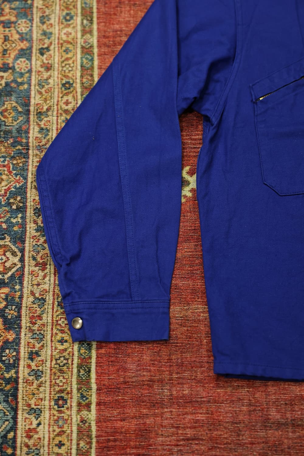 빈티지 워크자켓 블루 판매 상품이미지3