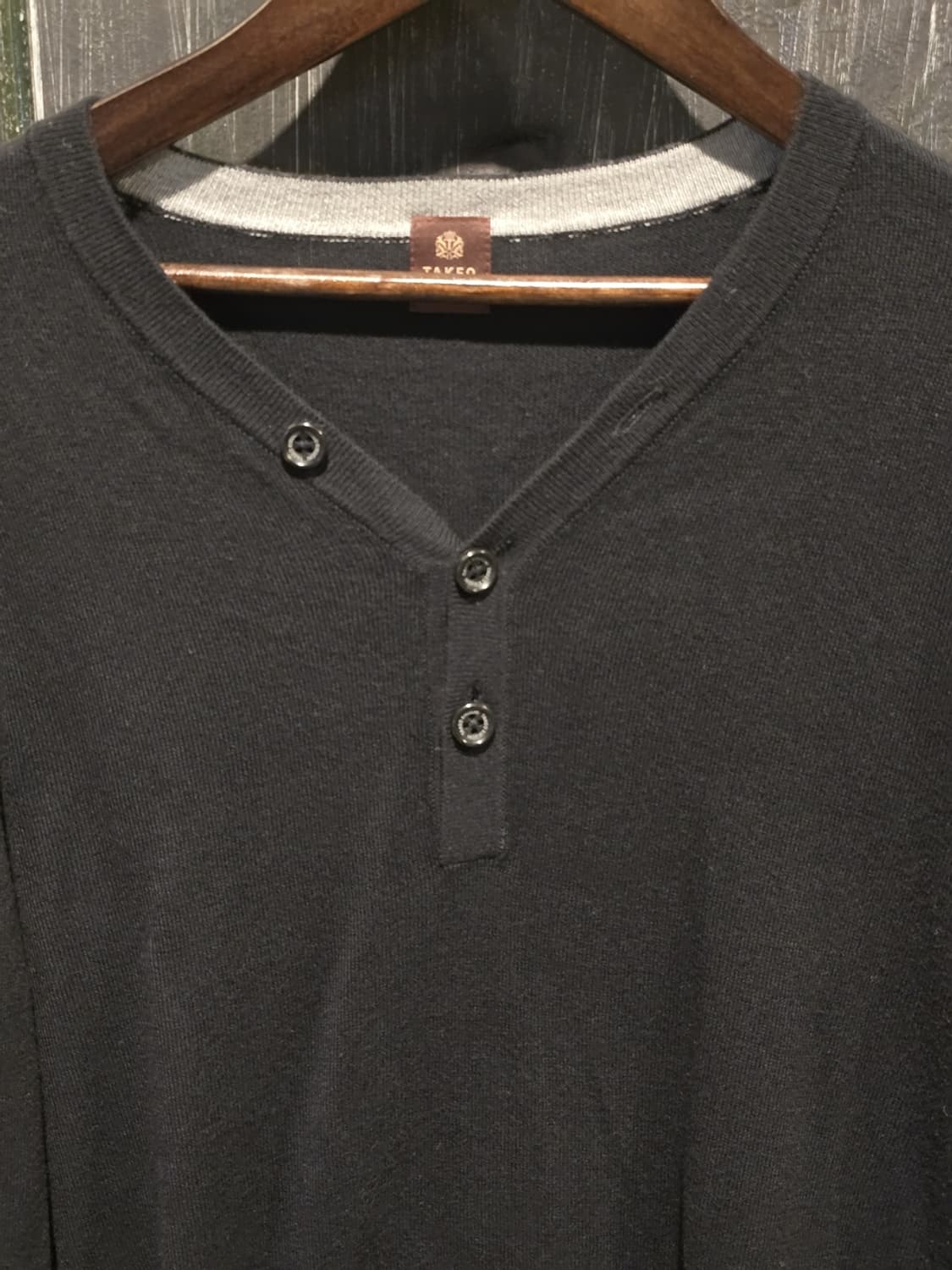 00s Takeo Kikuchi Henly Neck Sweater 상품이미지2