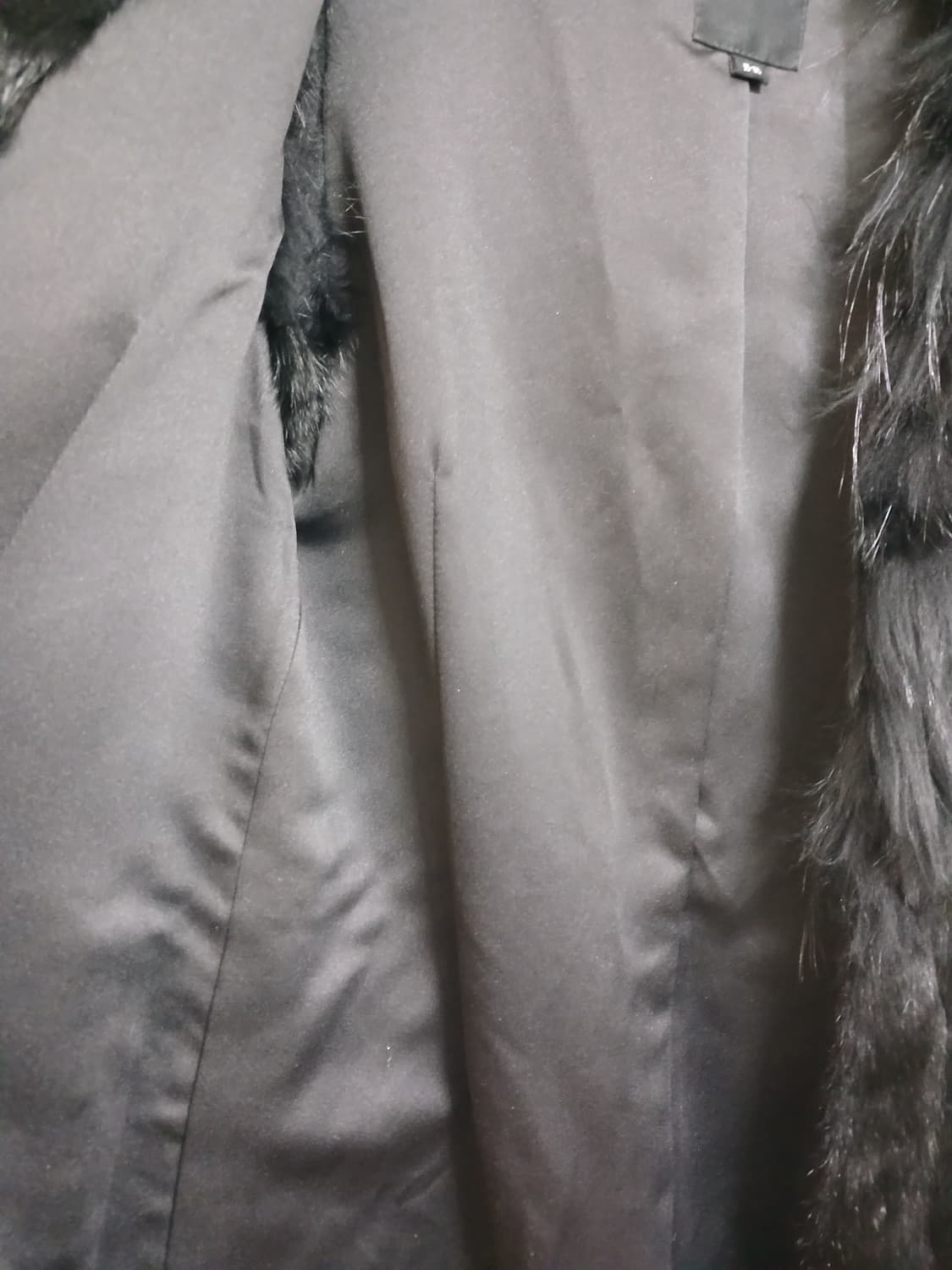 (77)지오송지오 여성 라쿤퍼 베스트 상품이미지6