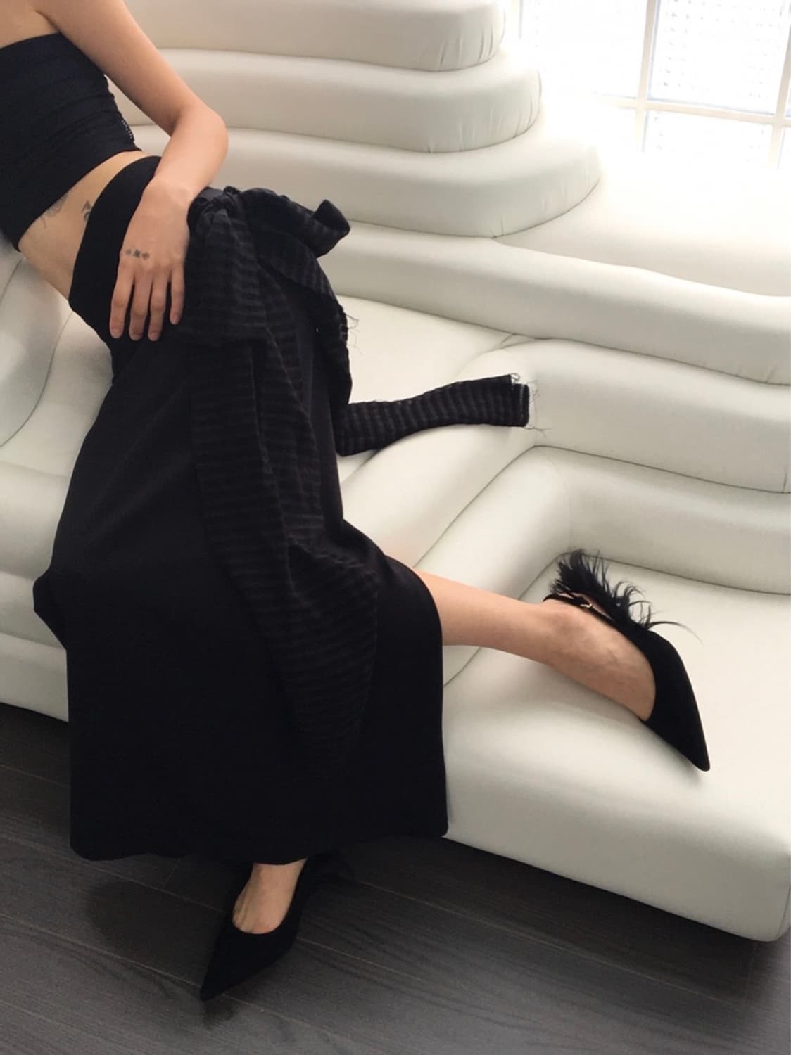 singskirt (black) 상품이미지1