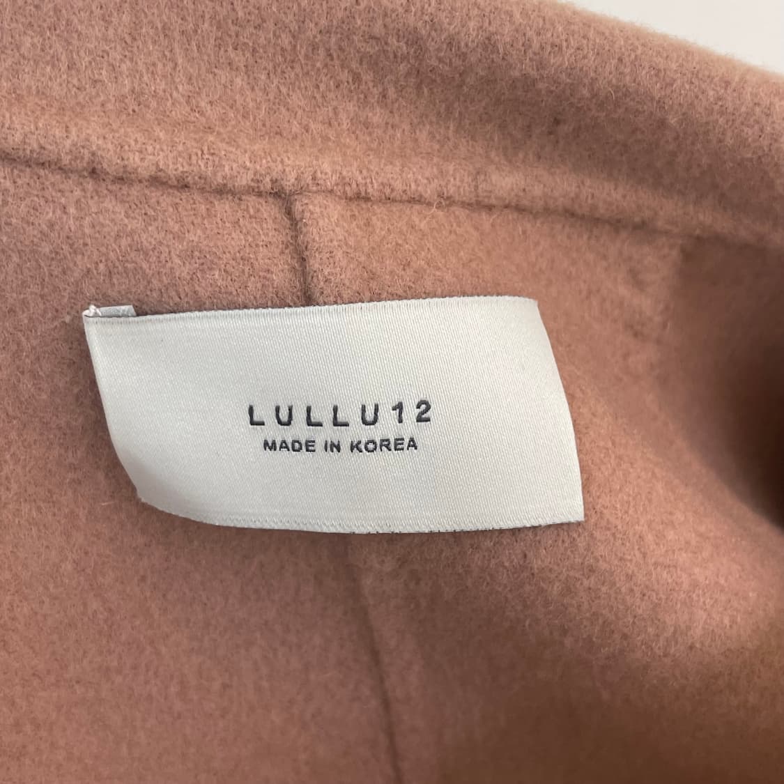 룰루 핸드메이드 울코트 55~66 상품이미지7