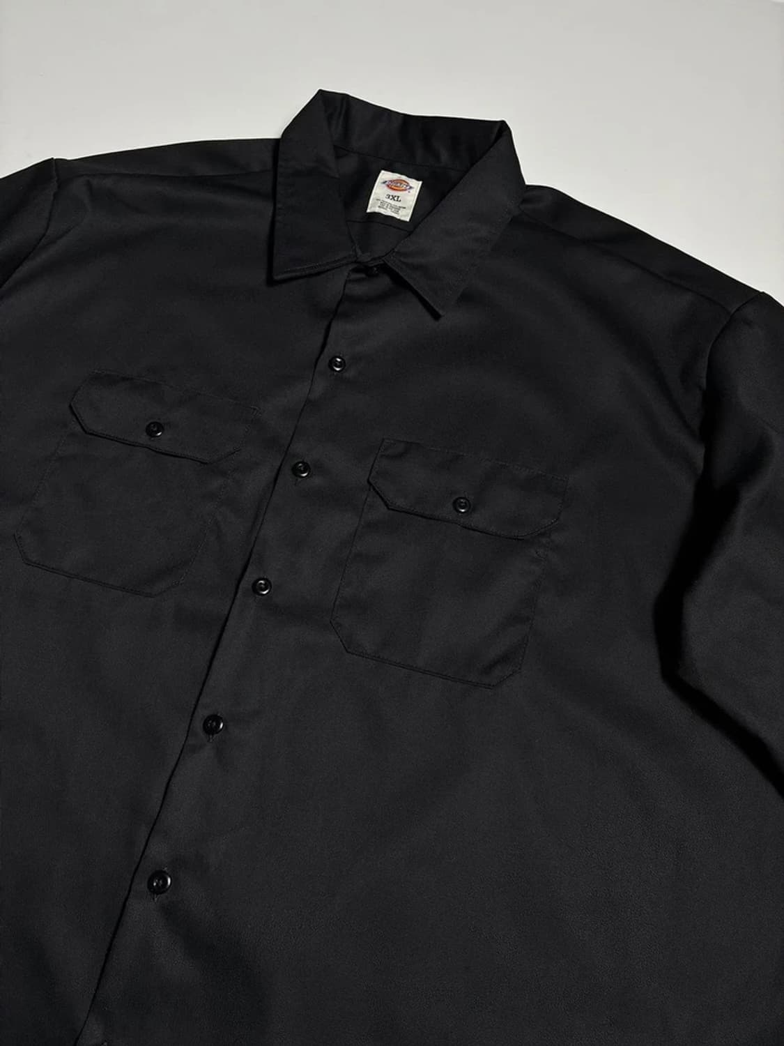 디키즈 Dickies 플랩 포켓 블랙 반팔 워크 셔츠 R2005 상품이미지2