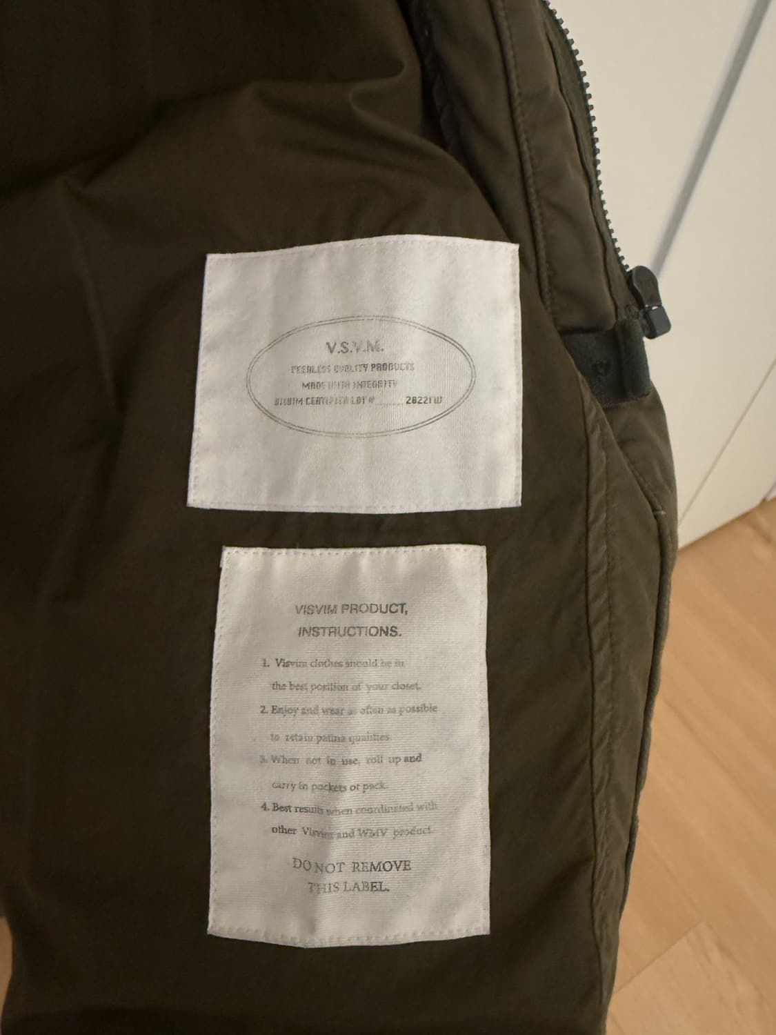 비즈빔 22aw 피쉬테일 올리브 3 상품이미지4