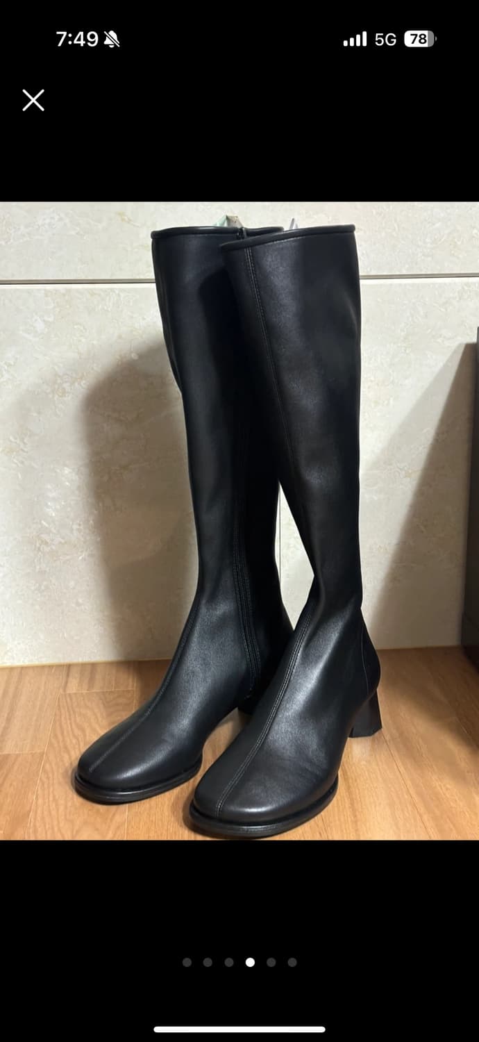 새상품) 슈콤마보니 양가죽 부츠 송혜교 상품이미지9