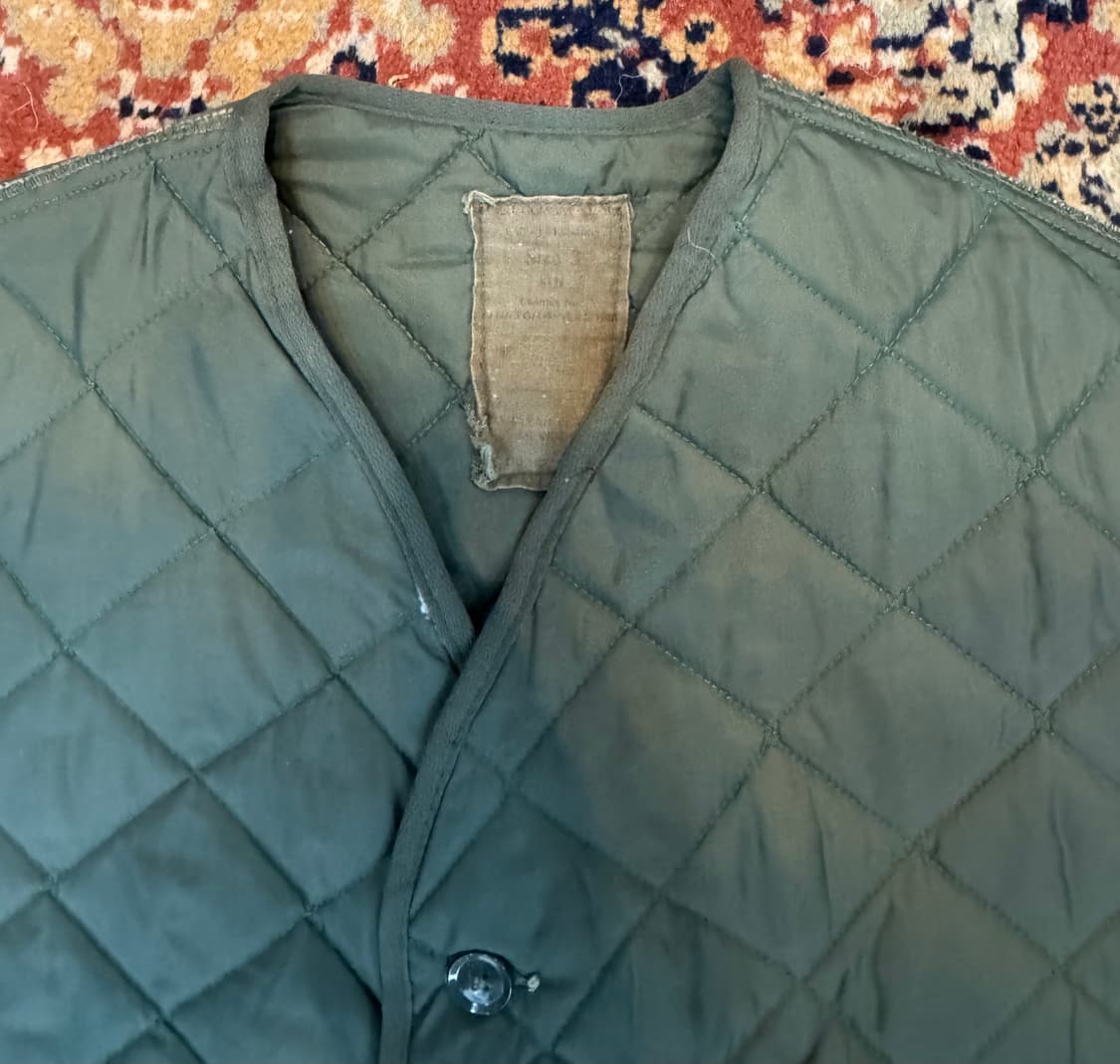 영국군 컴뱃 스모크 퀼팅 라이너 베스트 3 (568) 상품이미지4