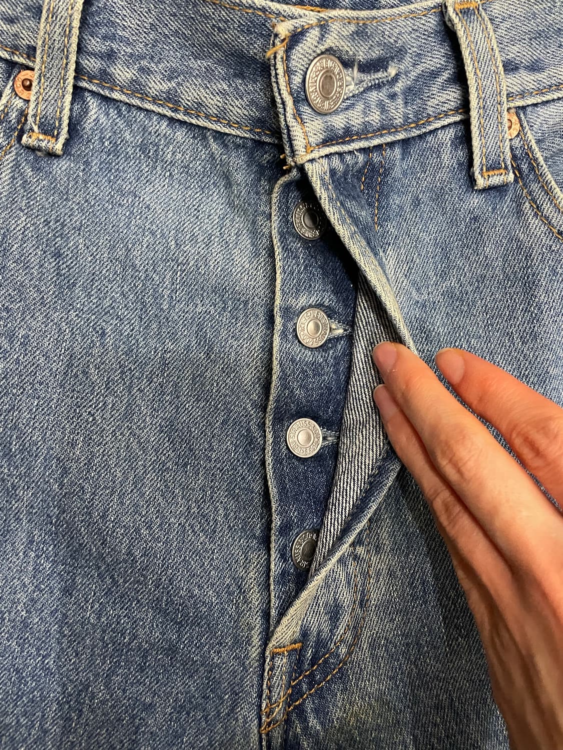00s 리바이스 501 데님 팬츠 상품이미지6