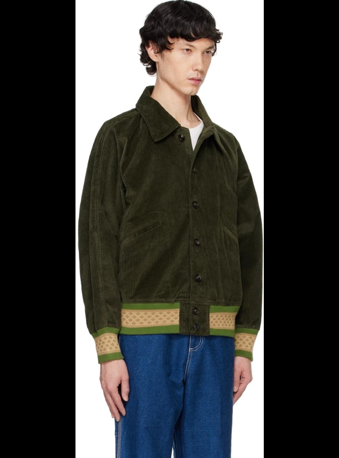 [XL] BODE 피리 립 반버리 봄버 자켓 상품이미지6