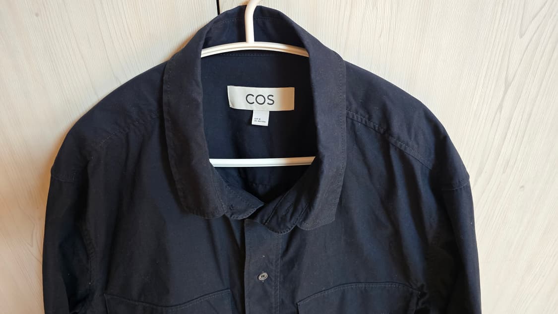 코스 cos 블랙 셔츠 자켓 105 상품이미지2