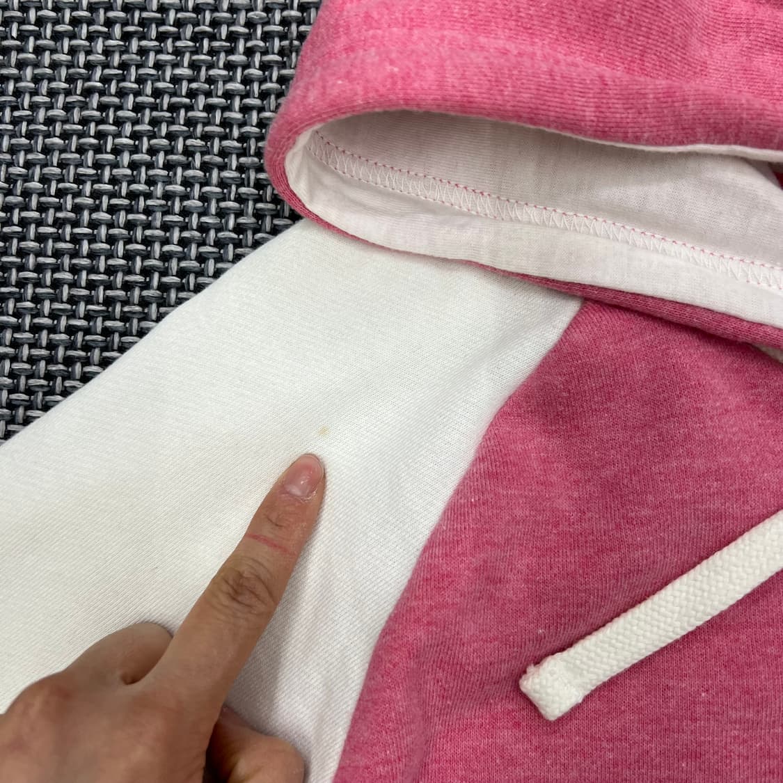 빈티지 핑크 후드집업 90 상품이미지2