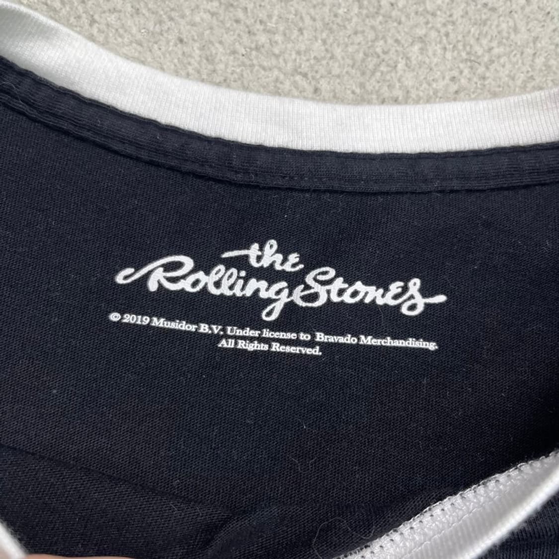 GU The rolling stones 링거티 블랙 L 상품이미지3