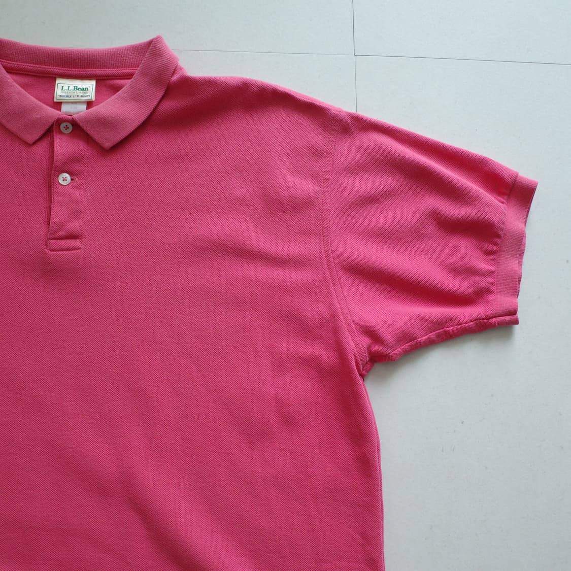 엘엘빈 90s made in usa 더블L 피케 카라티 XL 상품이미지3