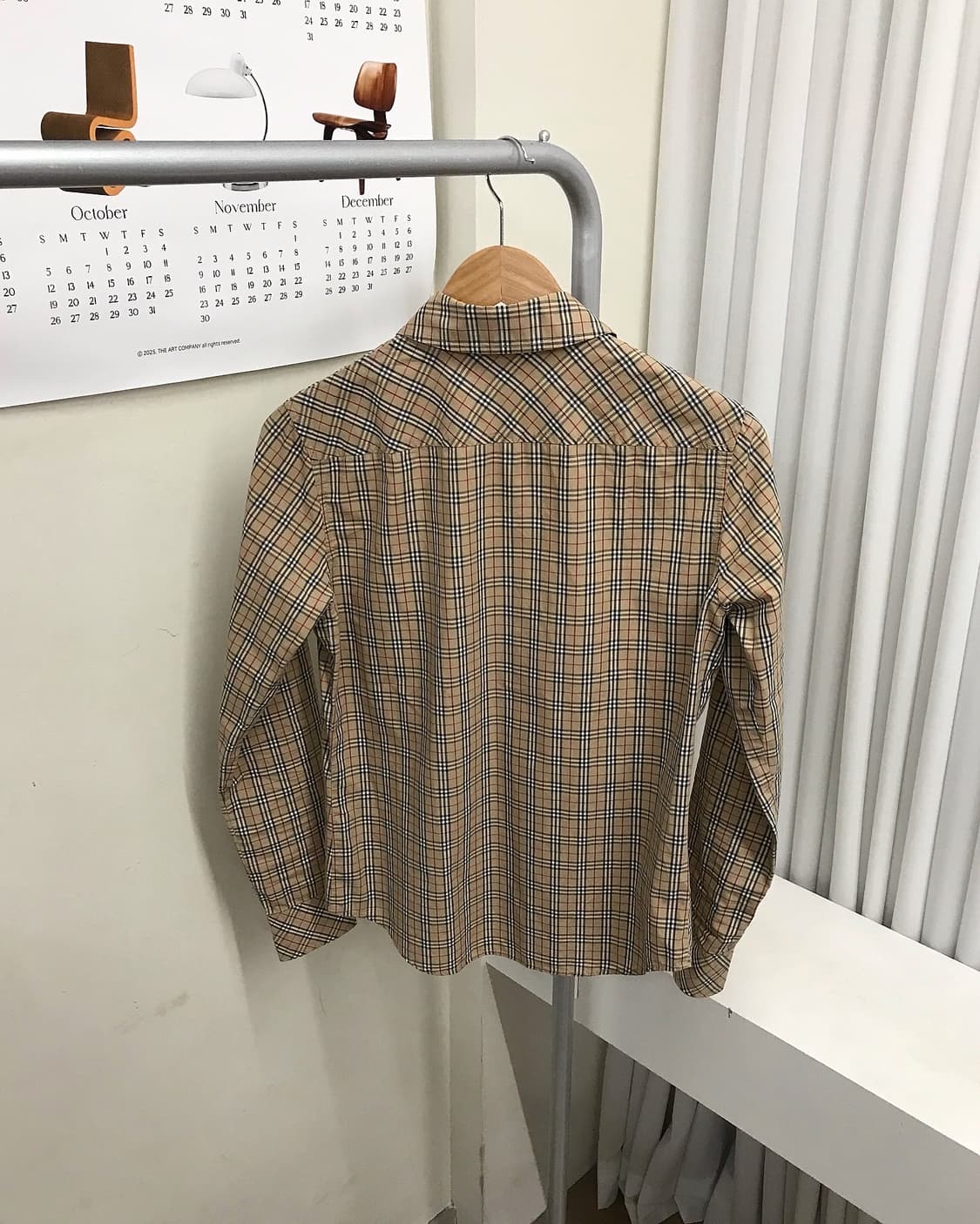 버버리 블루라벨 노바체크 셔츠 상품이미지4