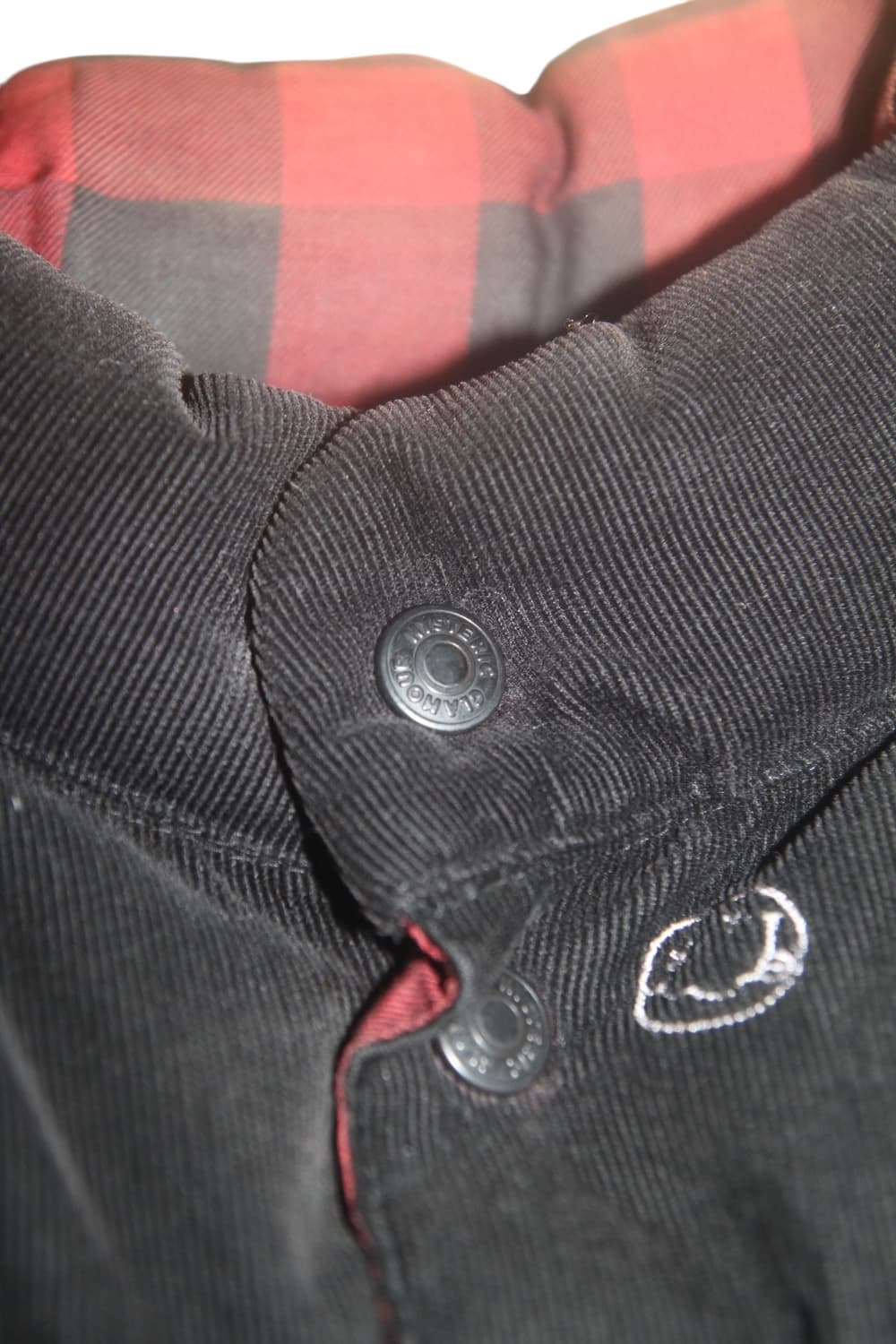 히스테릭글래머 너바나 스마일 코듀로이 다운 패딩 L 상품이미지5