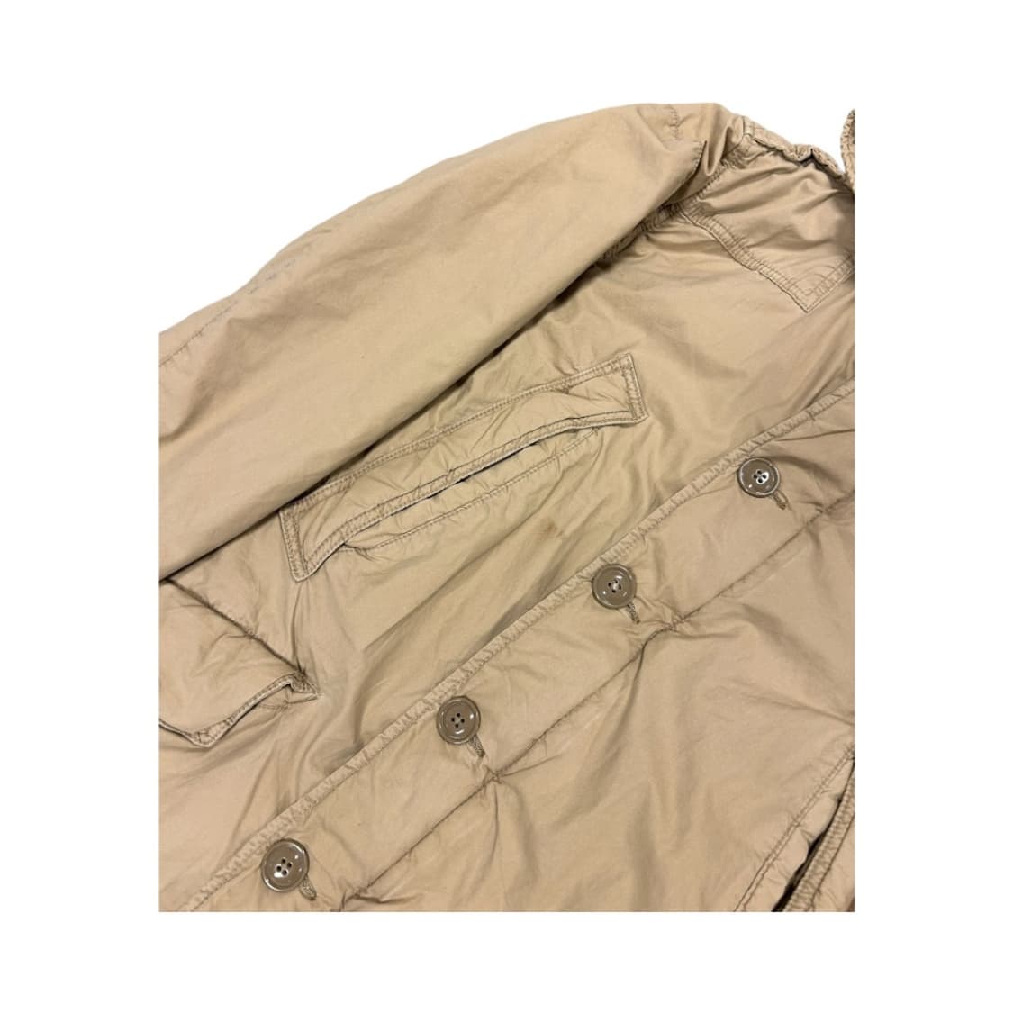 M) 랄프로렌 데님앤서플라이 베이지 밀리터리 후드 자켓 OP-007 상품이미지5