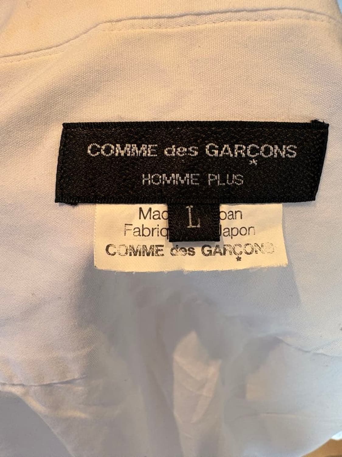 꼼데가르송 옴므 플러스 패치 셔츠 상품이미지4