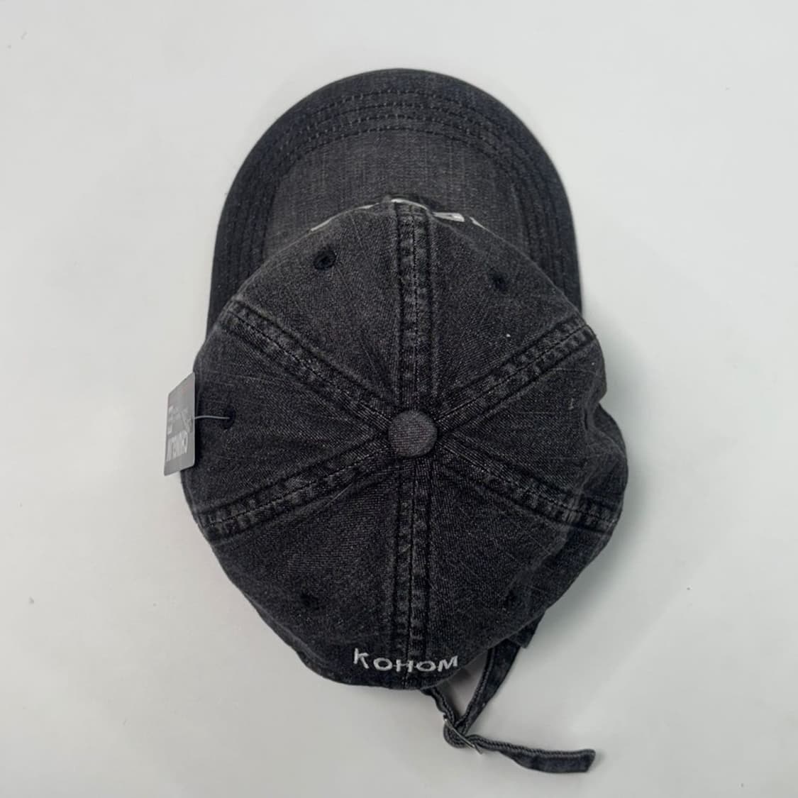 새제품 SEOUL 워싱 볼캡 그레이 상품이미지3