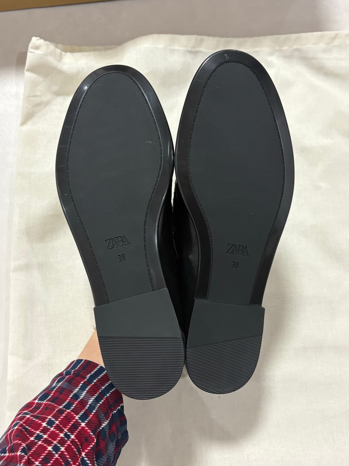 [새상품] 자라 소프트 셔링 로퍼 38 상품이미지3