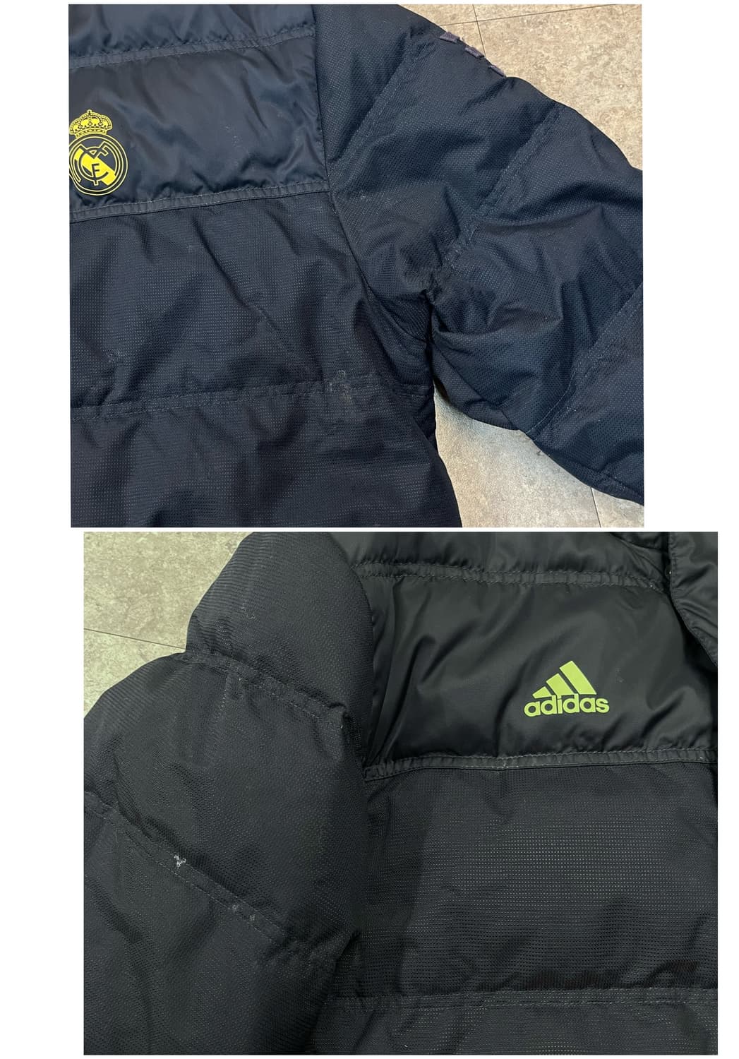 아디다스 레알 마드리드 덕다운 자켓 네이비 105 S  #csz1947 상품이미지4