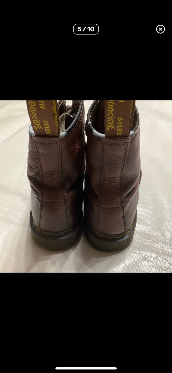 'DR. MARTENS 8 HOLE WALKER BROWN 상품이미지5