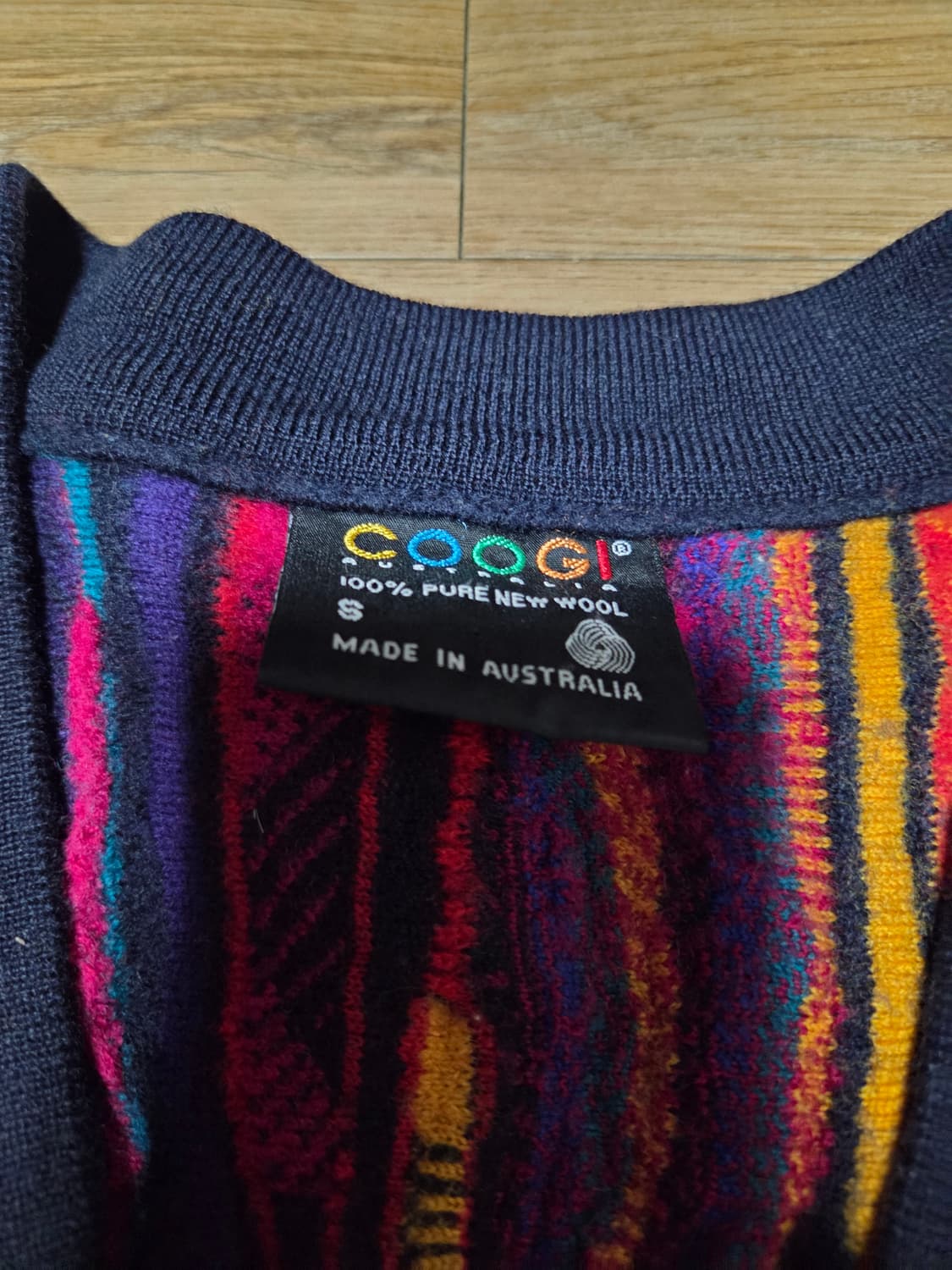 COOGI 쿠지 멀티컬러 니트 가디건 상품이미지2