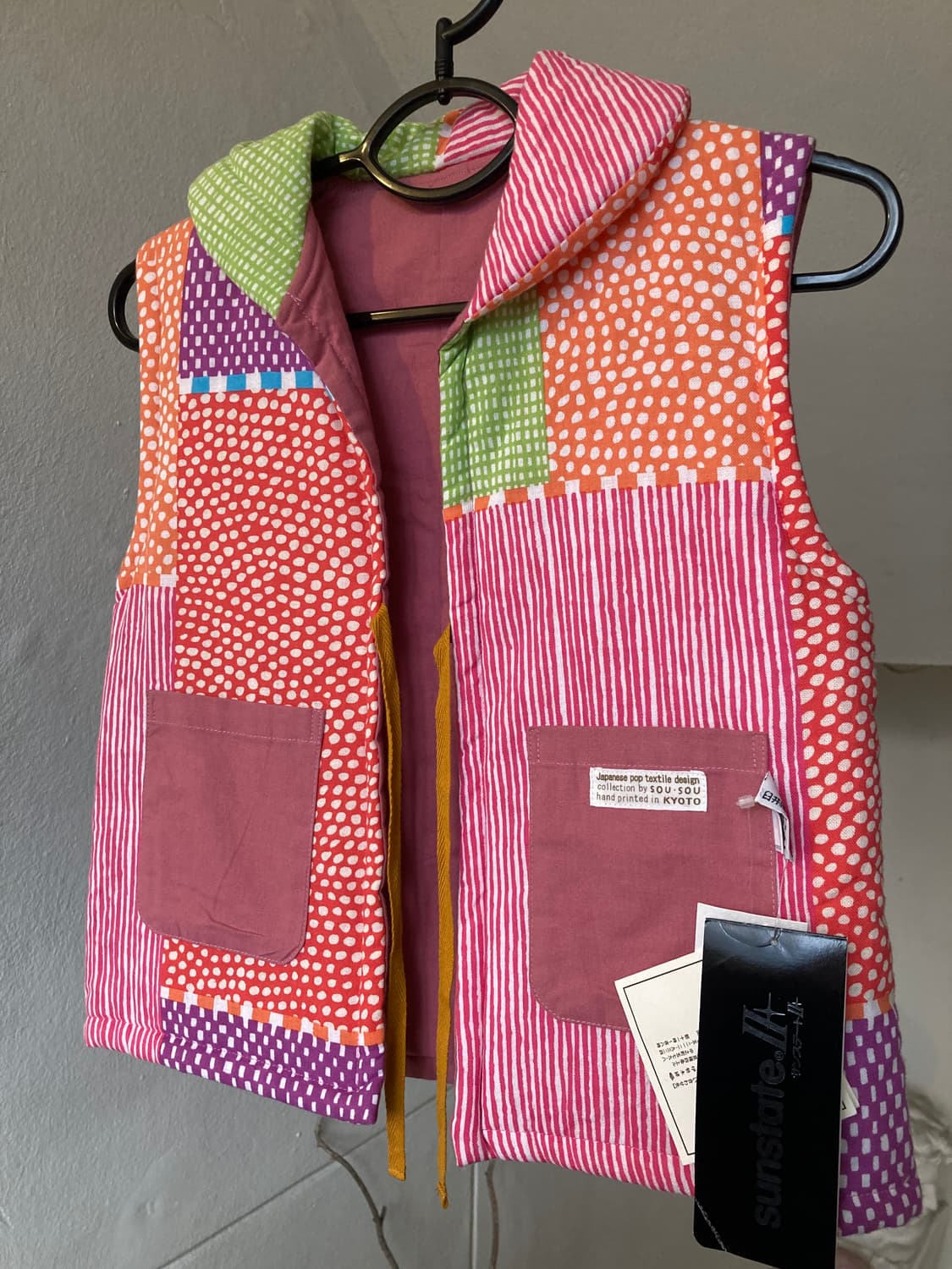 *KIDS* 패턴 패딩 베스트 상품이미지3