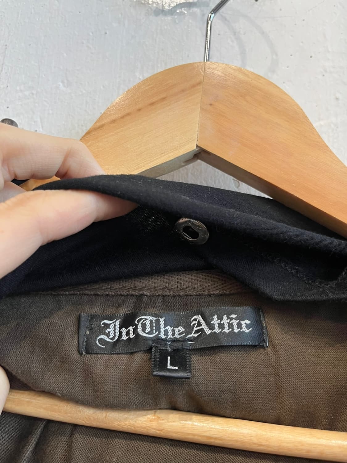 In the attic 하이넥 집업 자켓 상품이미지6