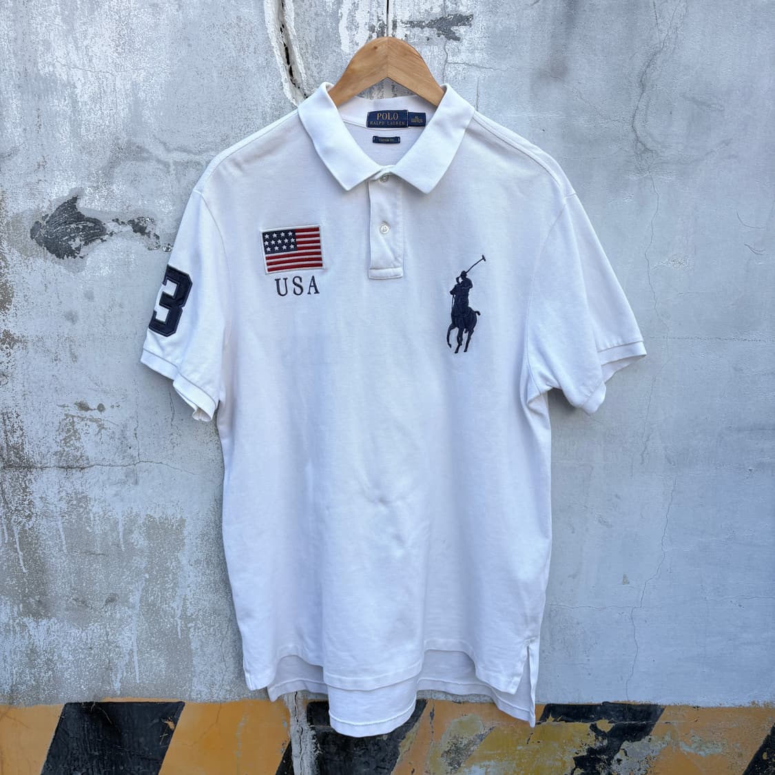 Polo 폴로 빅포니 USA 성조기 반팔 카라티 상품이미지1