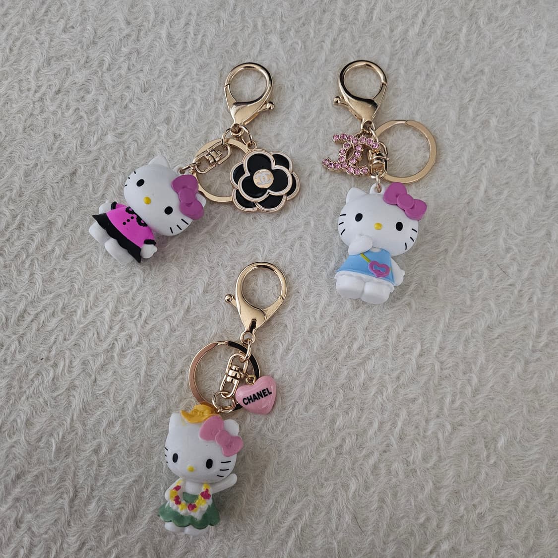 샤넬 빈티지 산리오 정품 키티 키링 상품이미지1