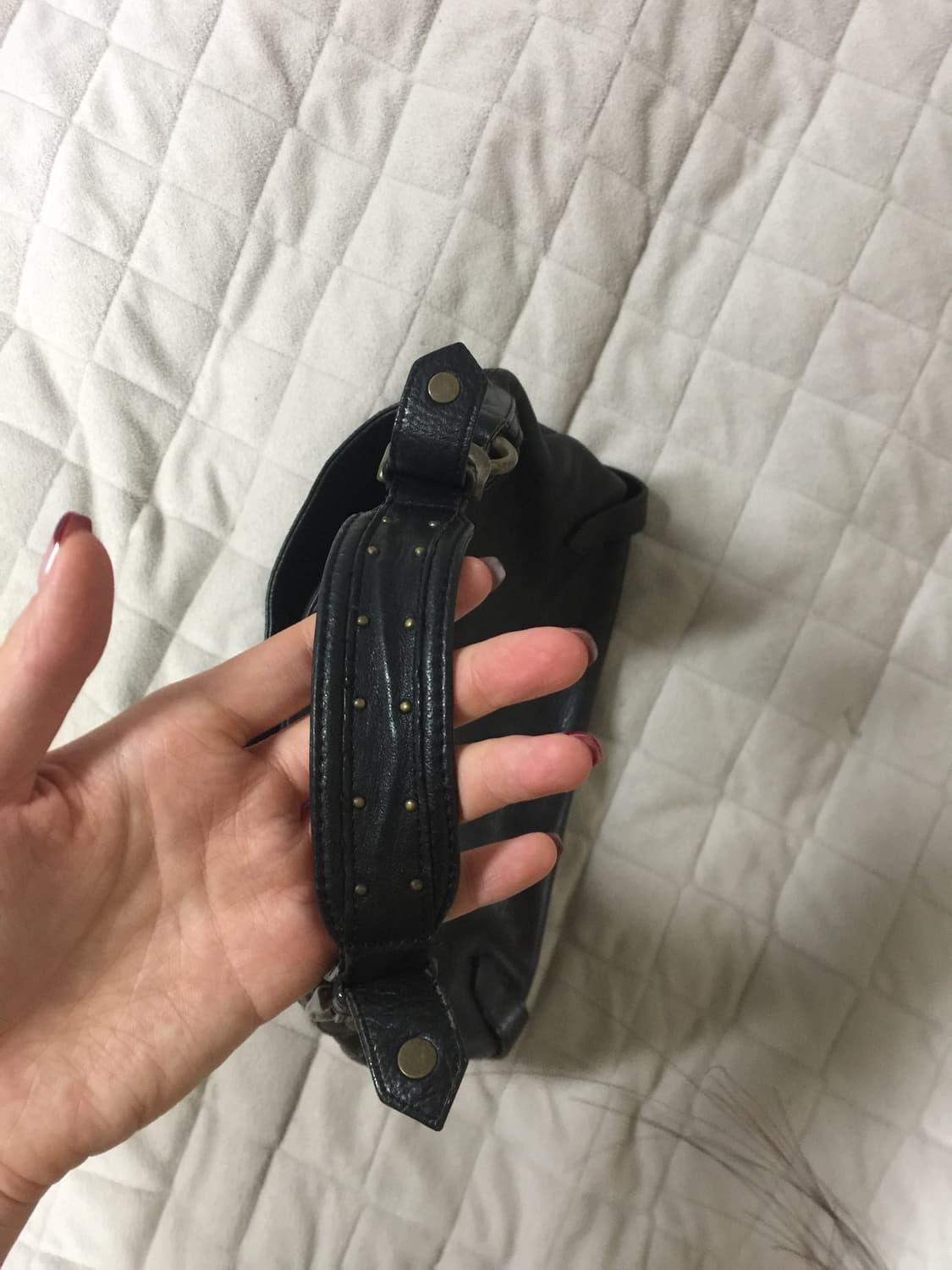 빈티지 레더백 상품이미지4