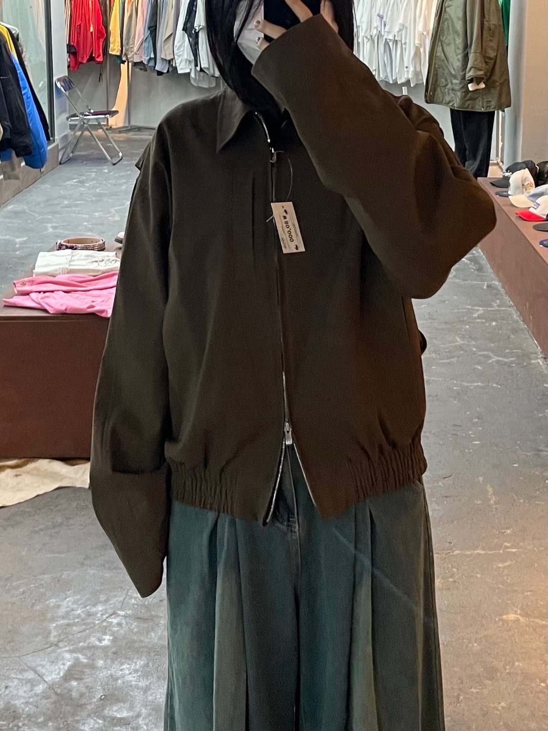 Kanoh 브라운 투웨이 가죽 자켓 H1928 상품이미지1