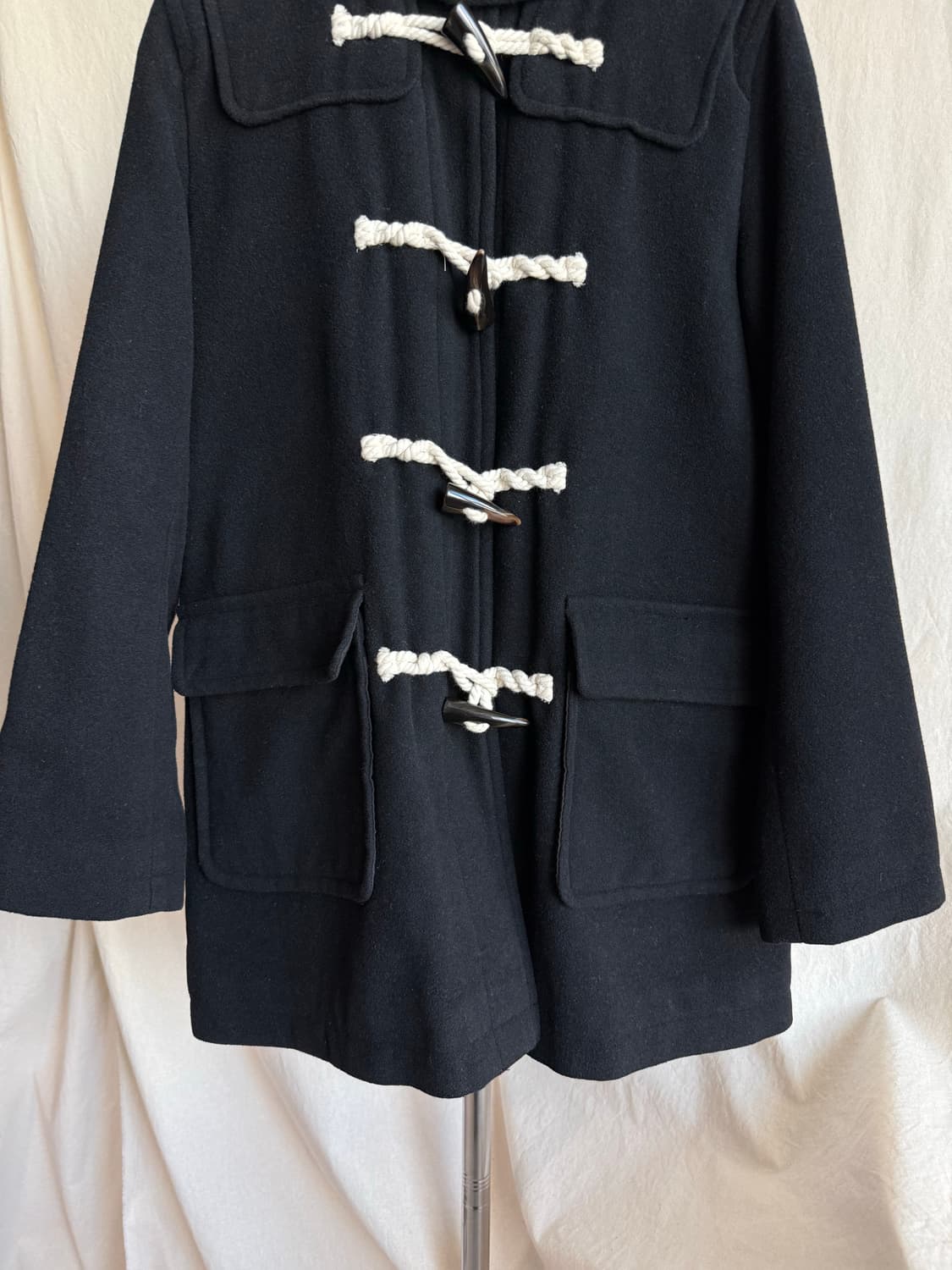 Back Number Letter 더플 코트 상품이미지4