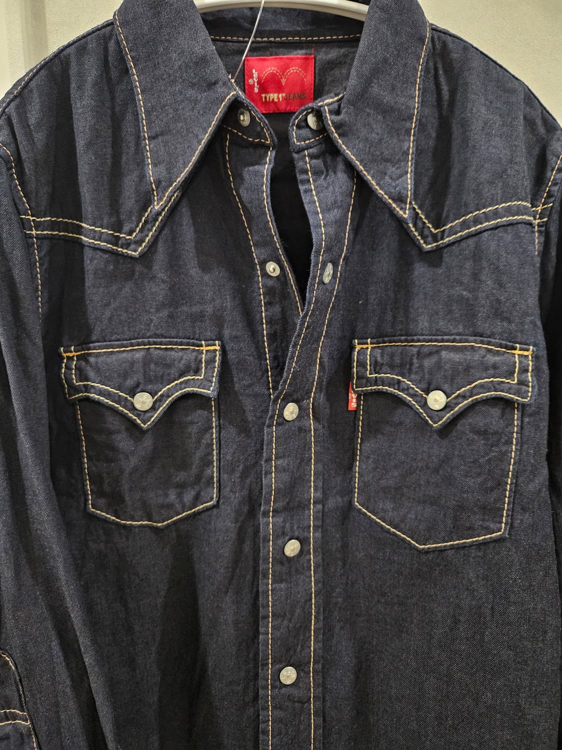 리바이스 타입원 데님셔츠 남녀공용 상품이미지6
