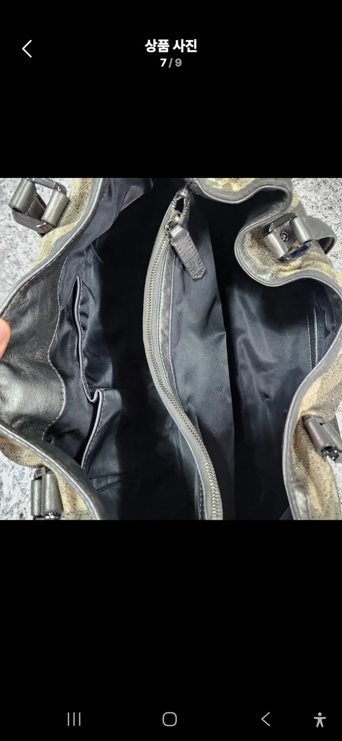 버버리 자카드 체크 숄더백 상품이미지7