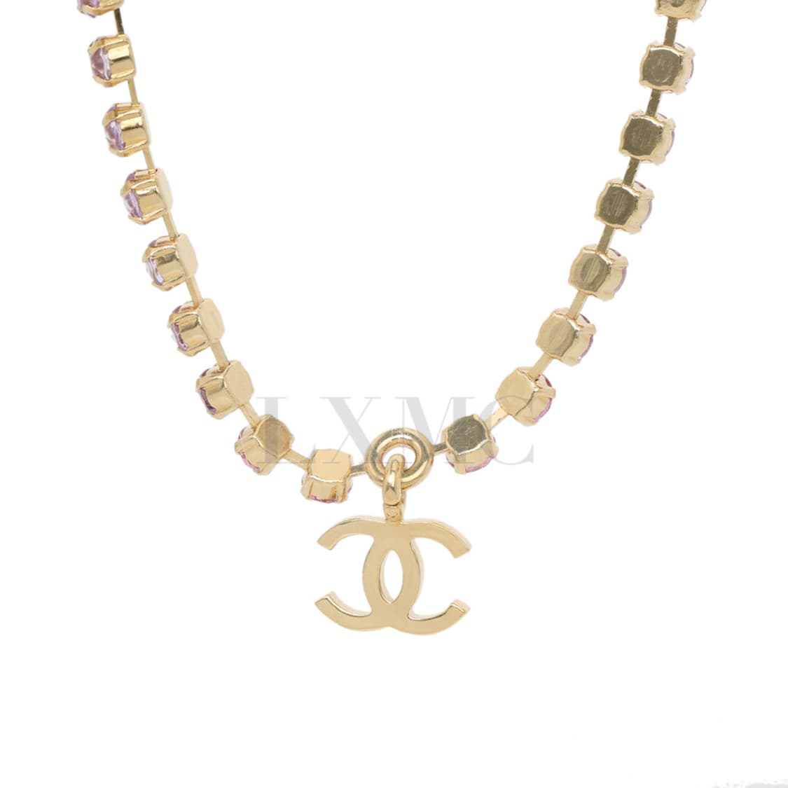 샤넬 초커 레인보우 라인스톤 목걸이 코코마크 네크리스 ABC311 상품이미지5