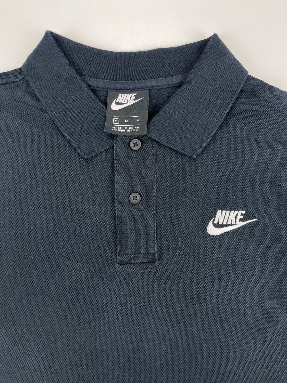 나이키 피케 폴로 티셔츠 블랙 상품이미지2