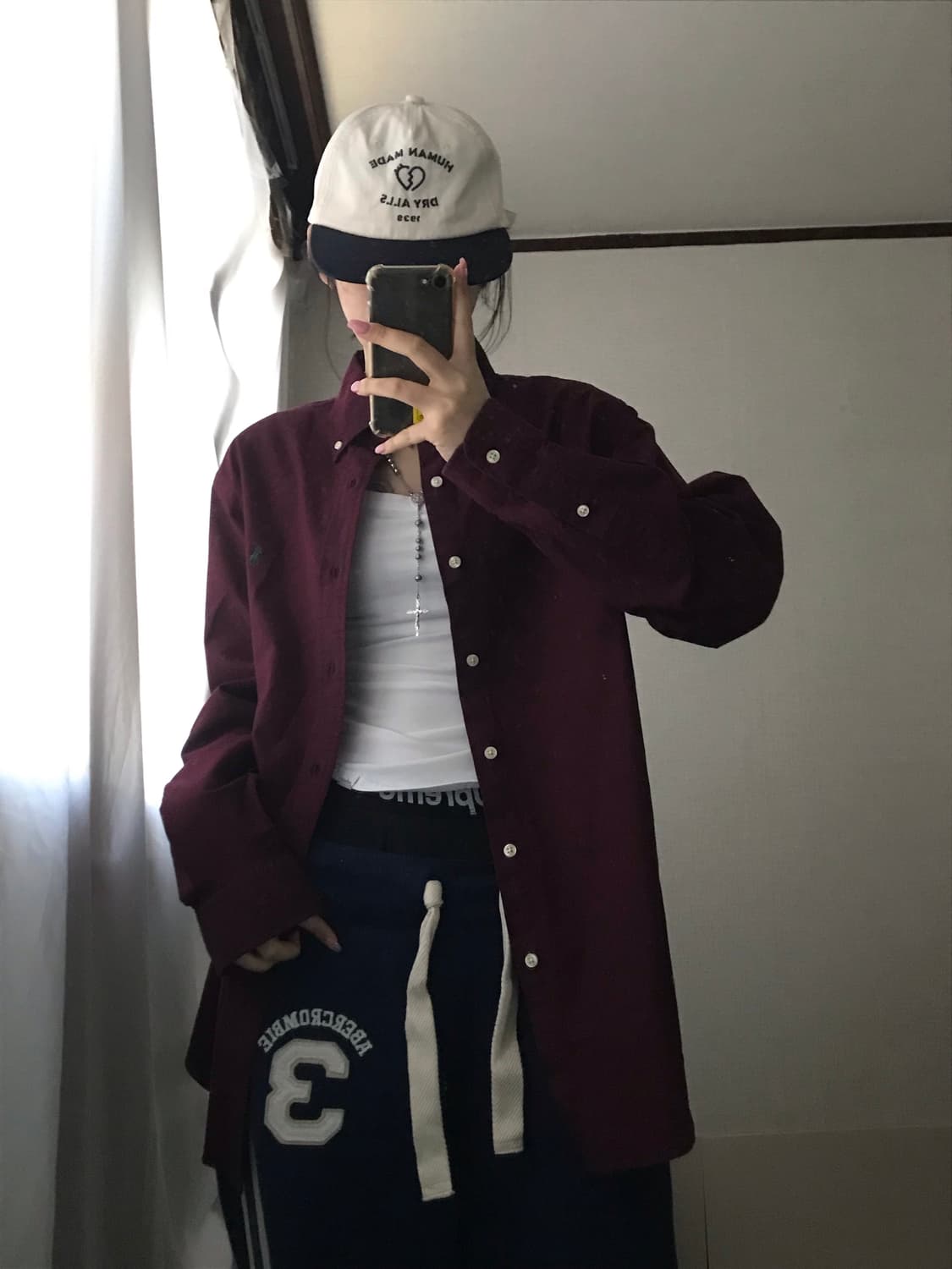 폴로 버건디 셔츠 상품이미지4