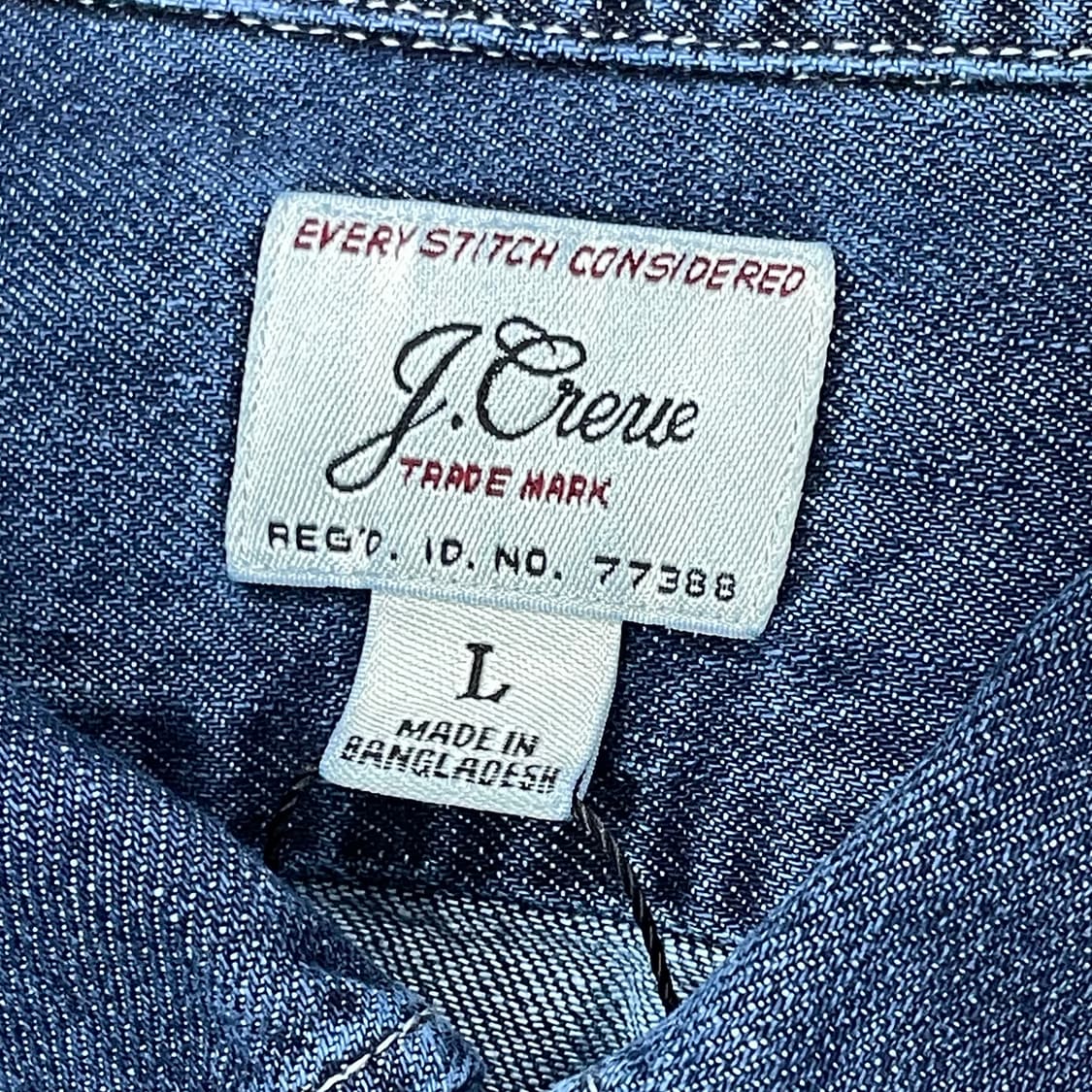 (L) J.Crew 제이 크루 빈티지 데님 셔츠 상품이미지4