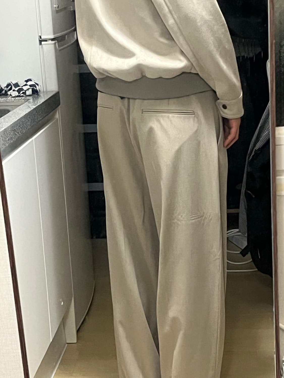 자라 셋업 블루종 상의 XL 하의 L 상품이미지6