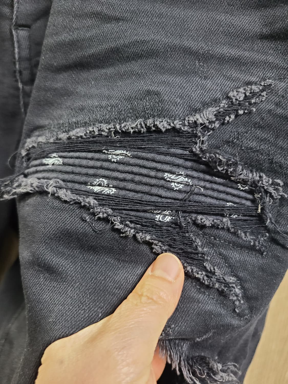 아미리 블랙진 36 상품이미지4