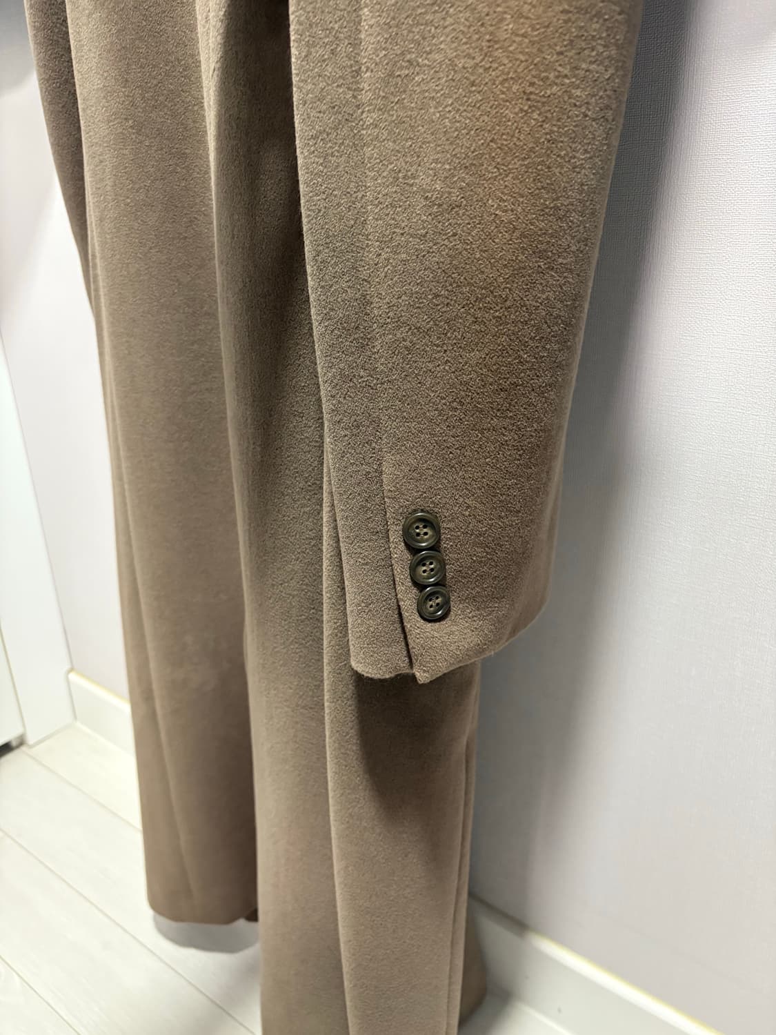 울 더블 브레스티드 코트 상품이미지5