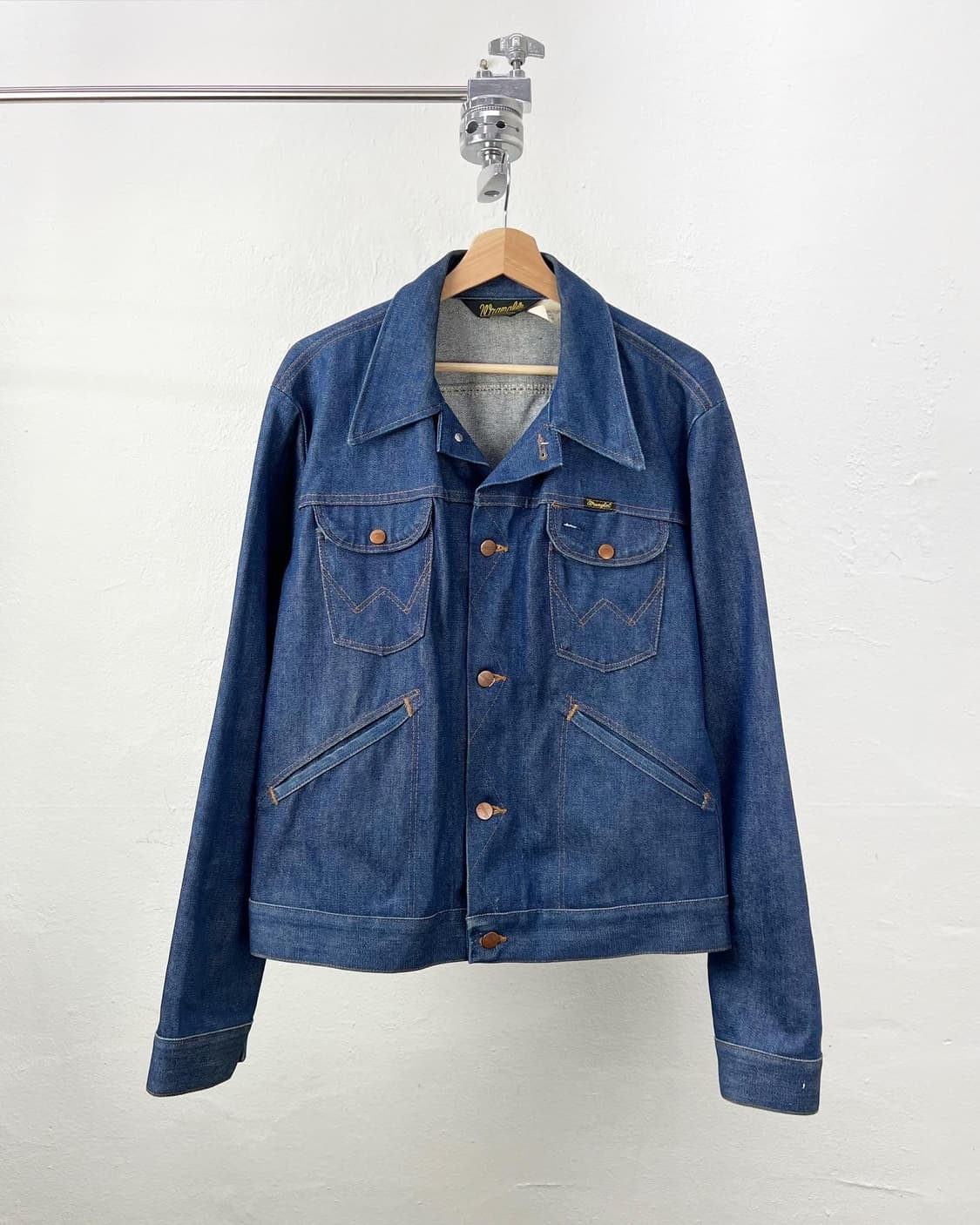 랭글러 인디고 로고 데님 트러커자켓 상품이미지1