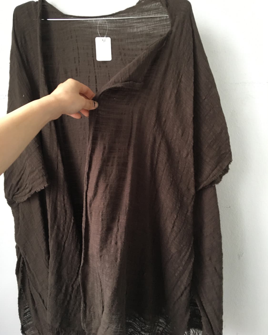 Grunge mood open cardigan 상품이미지3